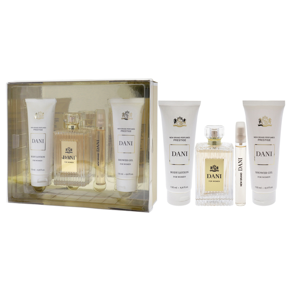 Prestige Dani by New Brand for Women 4 Pc Gift Set - Picture 4 of 4
